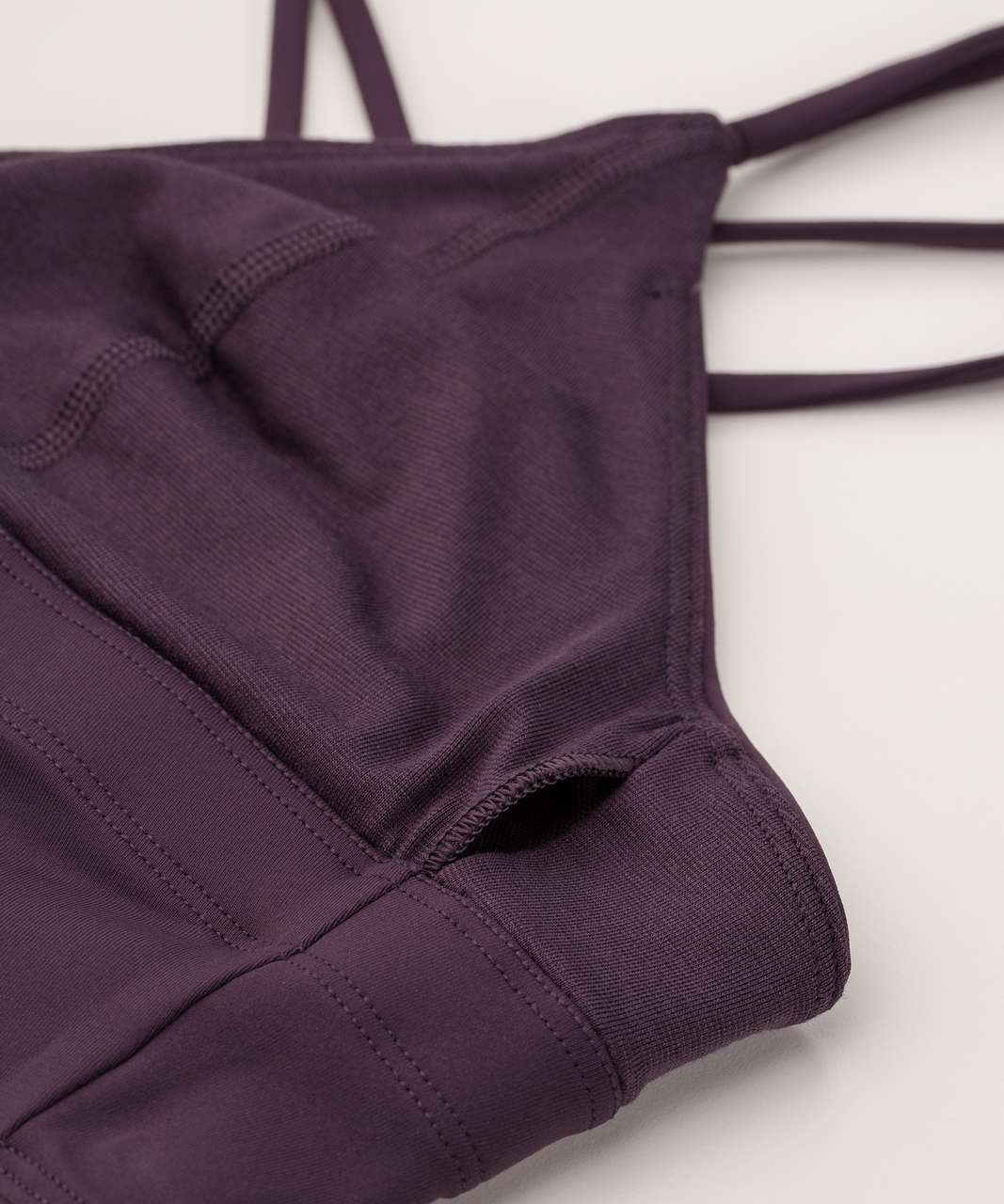 Lululemon Pushing Limits Bra - Black Currant