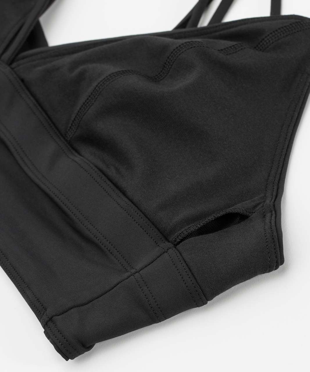 Lululemon Pushing Limits Bra - Black - lulu fanatics