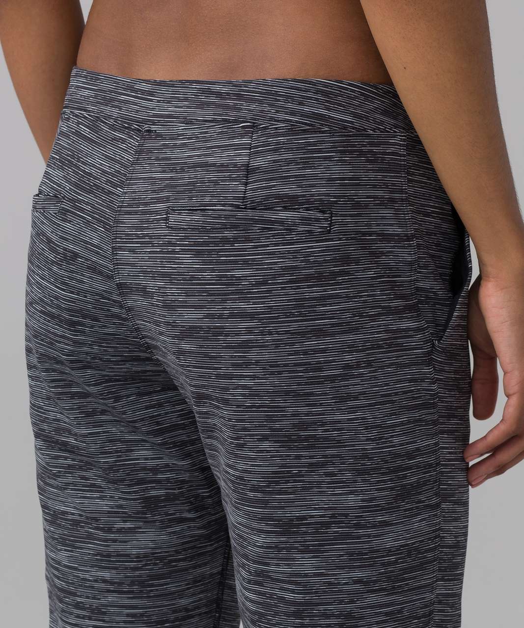 Lululemon Jet Crop (Slim) - Space Dye Camo Seal Grey Deep Coal