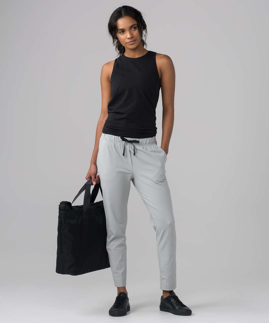 Lululemon Jet Crop (Slim) - Heathered Slate (First Release) - lulu fanatics