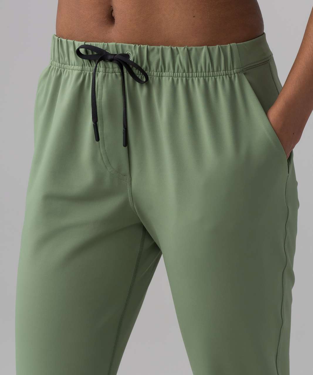 Lululemon Jet Crop Slim Pants Fatigue Green Size 4 - $68 - From