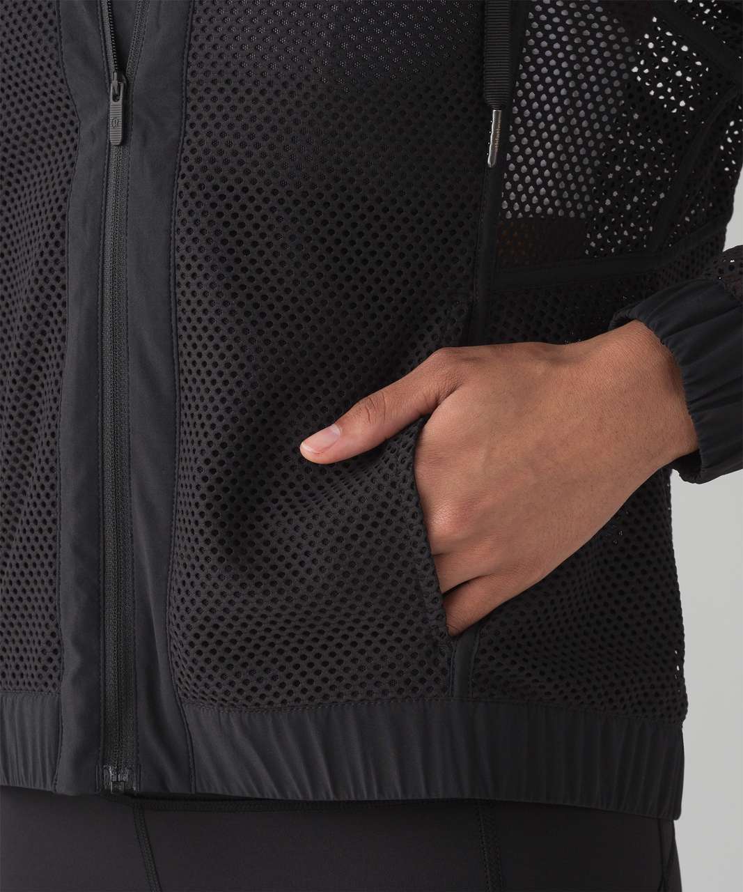 Lululemon Mesh on Mesh Jacket - Black