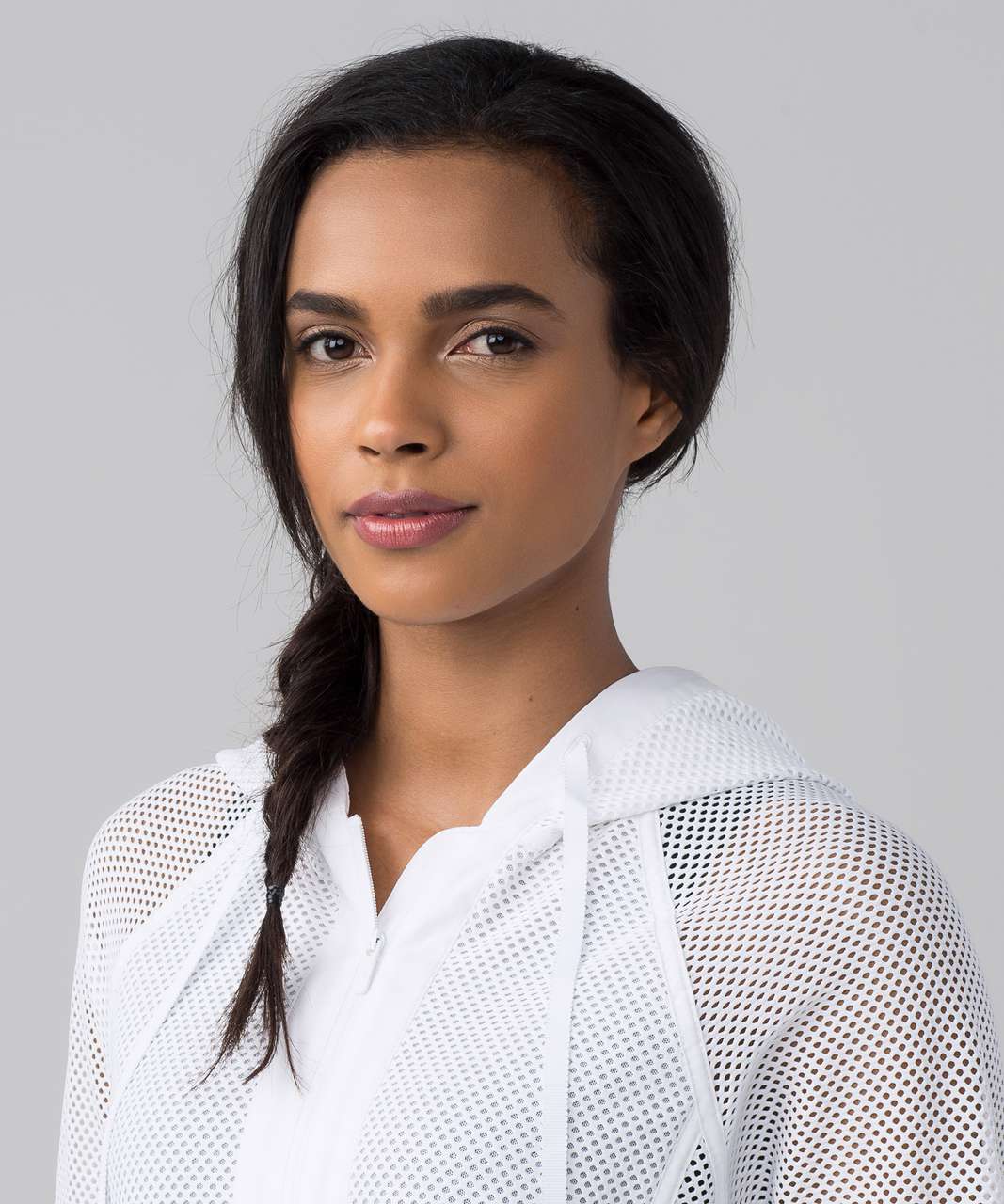 Lululemon Mesh on Mesh Jacket - White - lulu fanatics