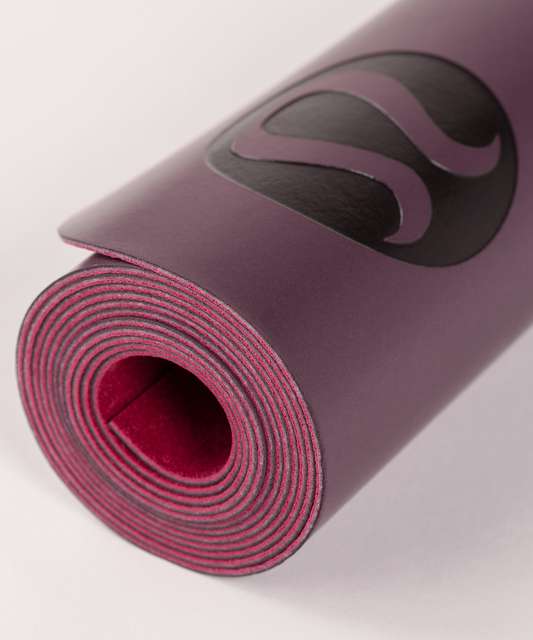 Lululemon The Reversible (Un) Mat *Lightweight Travel - Regal Plum / Pink  Paradise - lulu fanatics