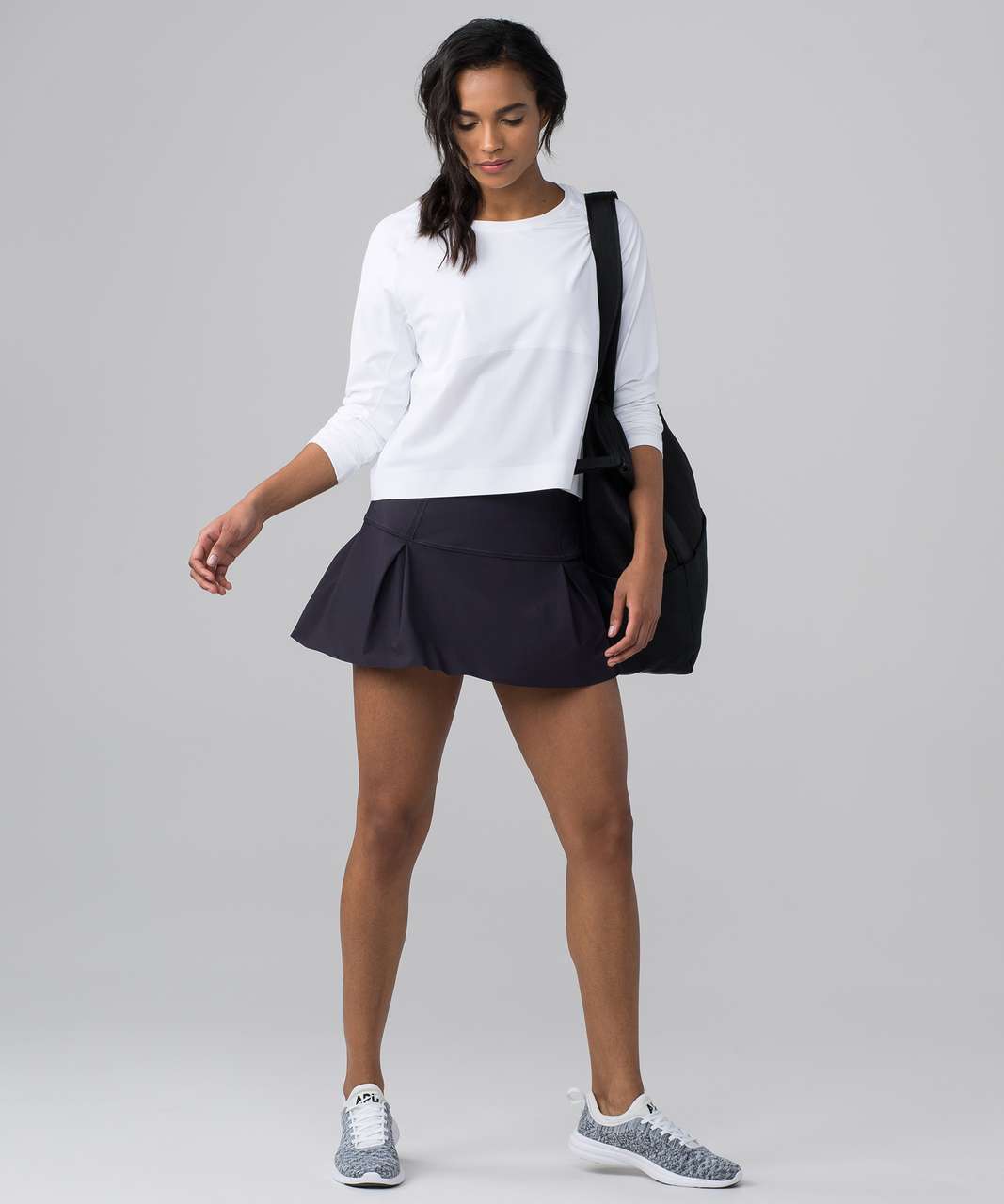 braves game outfit lulu skirt｜TikTok Search