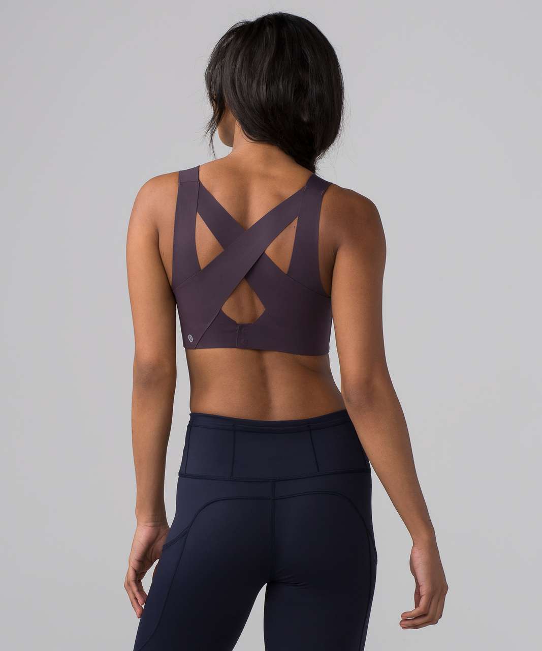 Lululemon Black Sports Bra Enlite Weave Back 32B High Support Running  Adjustable