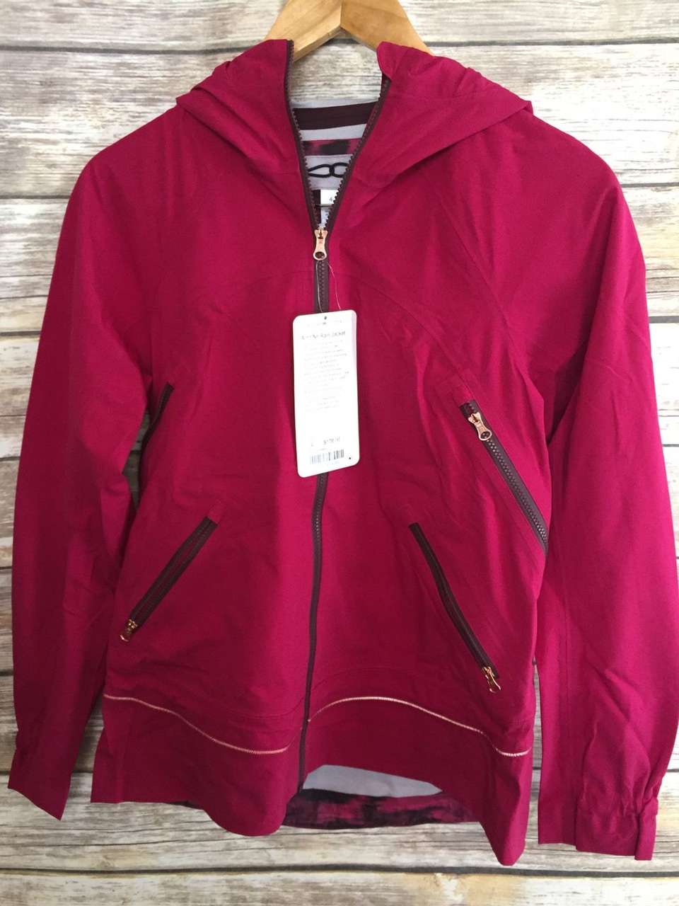 Lululemon Ain't No Rain Jacket - Berry Rumble