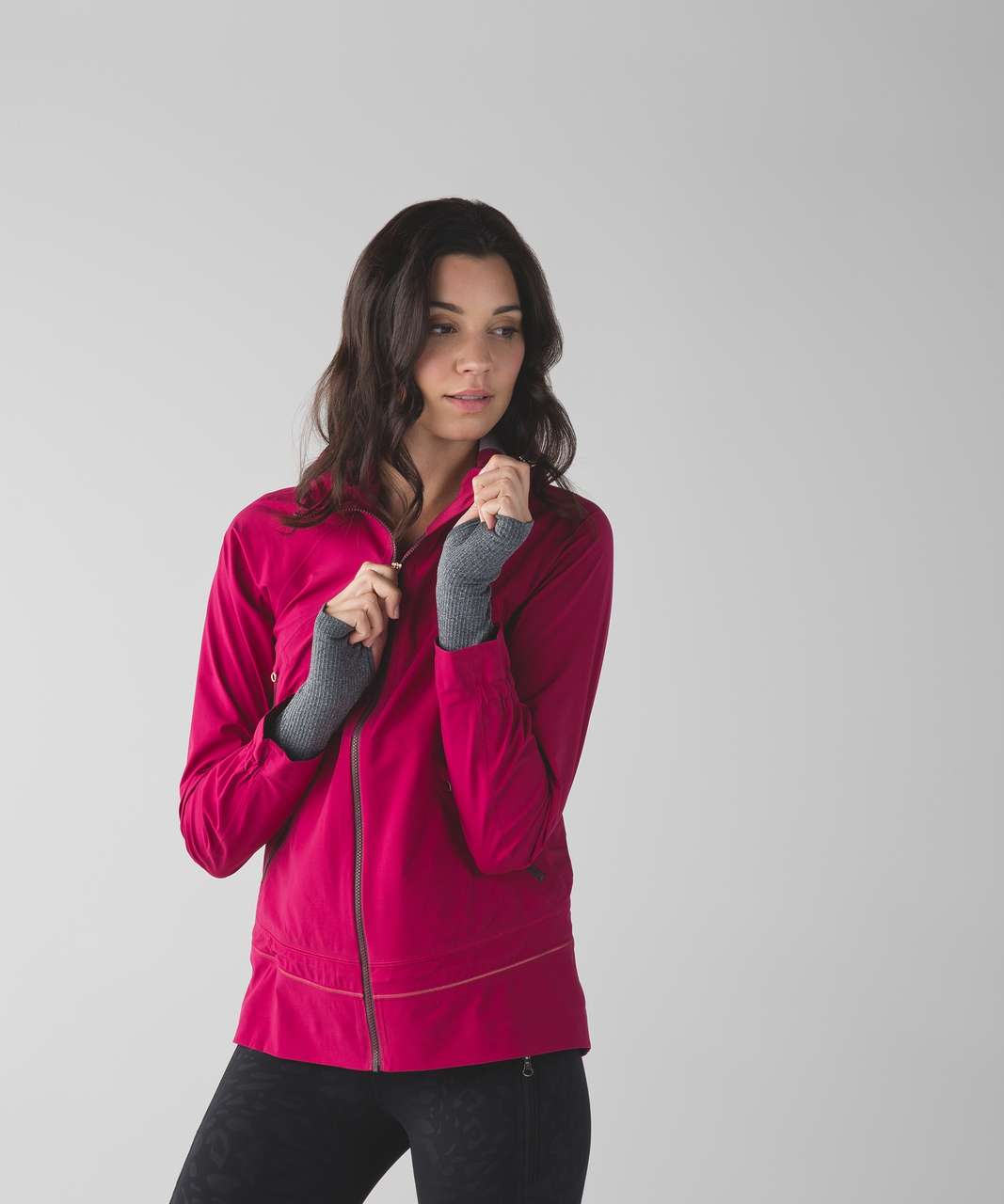 Lululemon Ain't No Rain Jacket - Berry Rumble