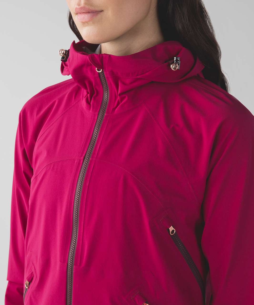 Lululemon Ain't No Rain Jacket - Berry Rumble