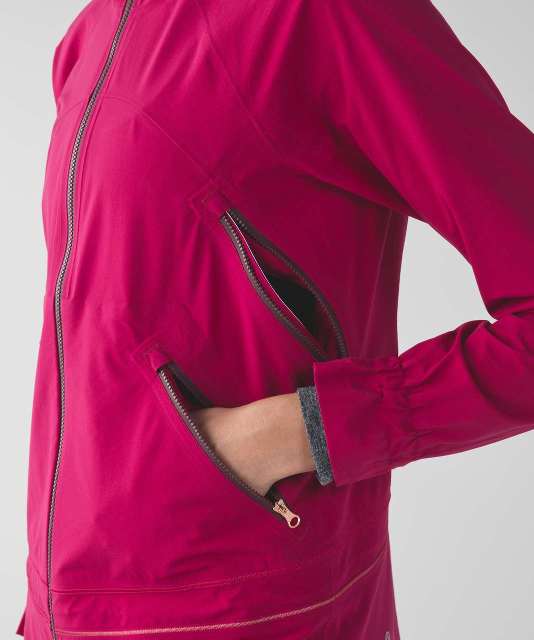 Lululemon Ain't No Rain Jacket - Berry Rumble