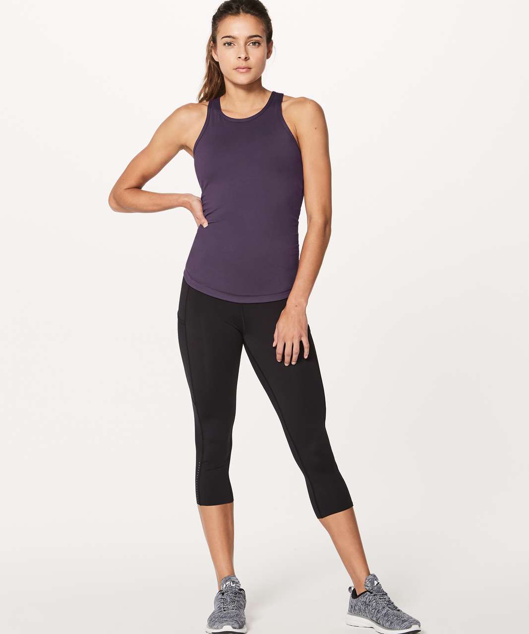 Lululemon Final Lap Tank - Black Currant