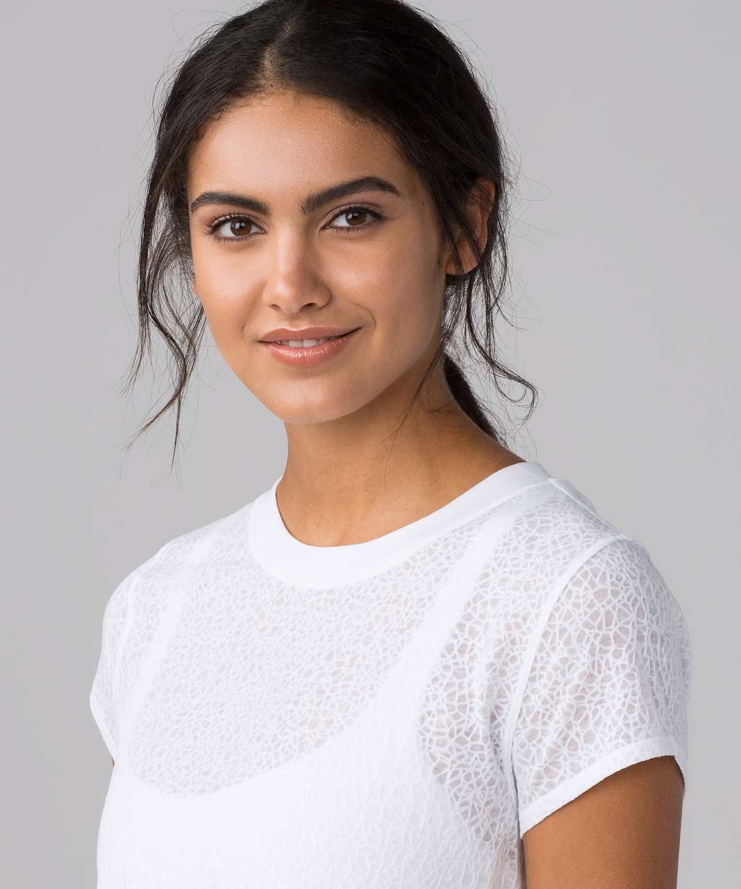 Lululemon Hint of Sheer Tee - White