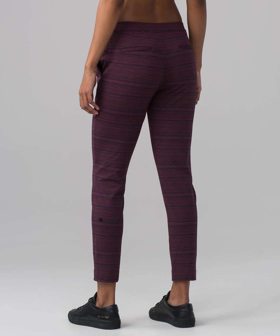 lululemon athletica, Pants & Jumpsuits, Lululemon Run Inspire Crop Ii  Luxtreme Heathered Berry Yum Yum Black Grape