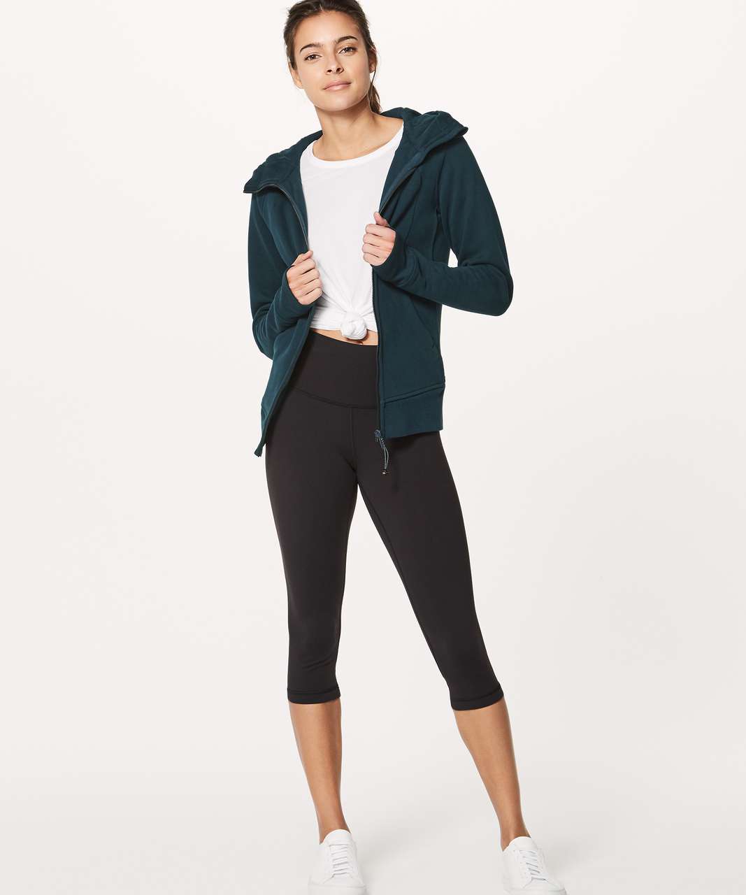 Lululemon Special Edition Scuba Hoodie *Detachable Sleeves in Ghost  Herringbone