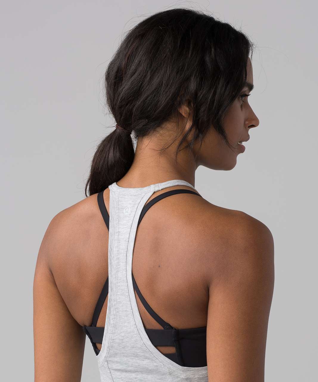 Lululemon Line Up Racerback - Heathered Vapor