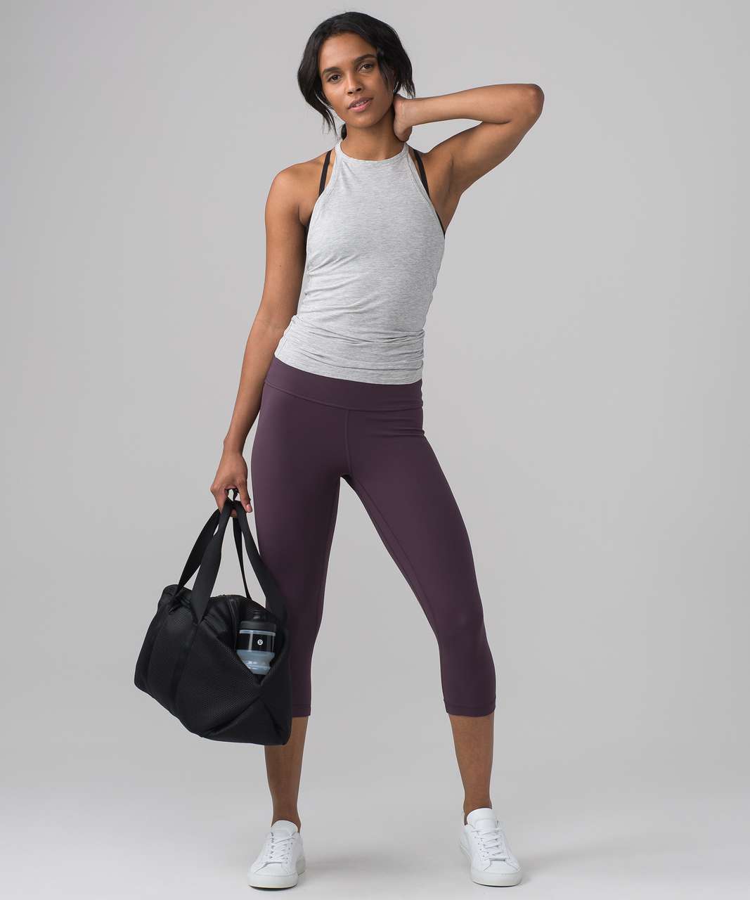 Lululemon Line Up Racerback - Heathered Vapor