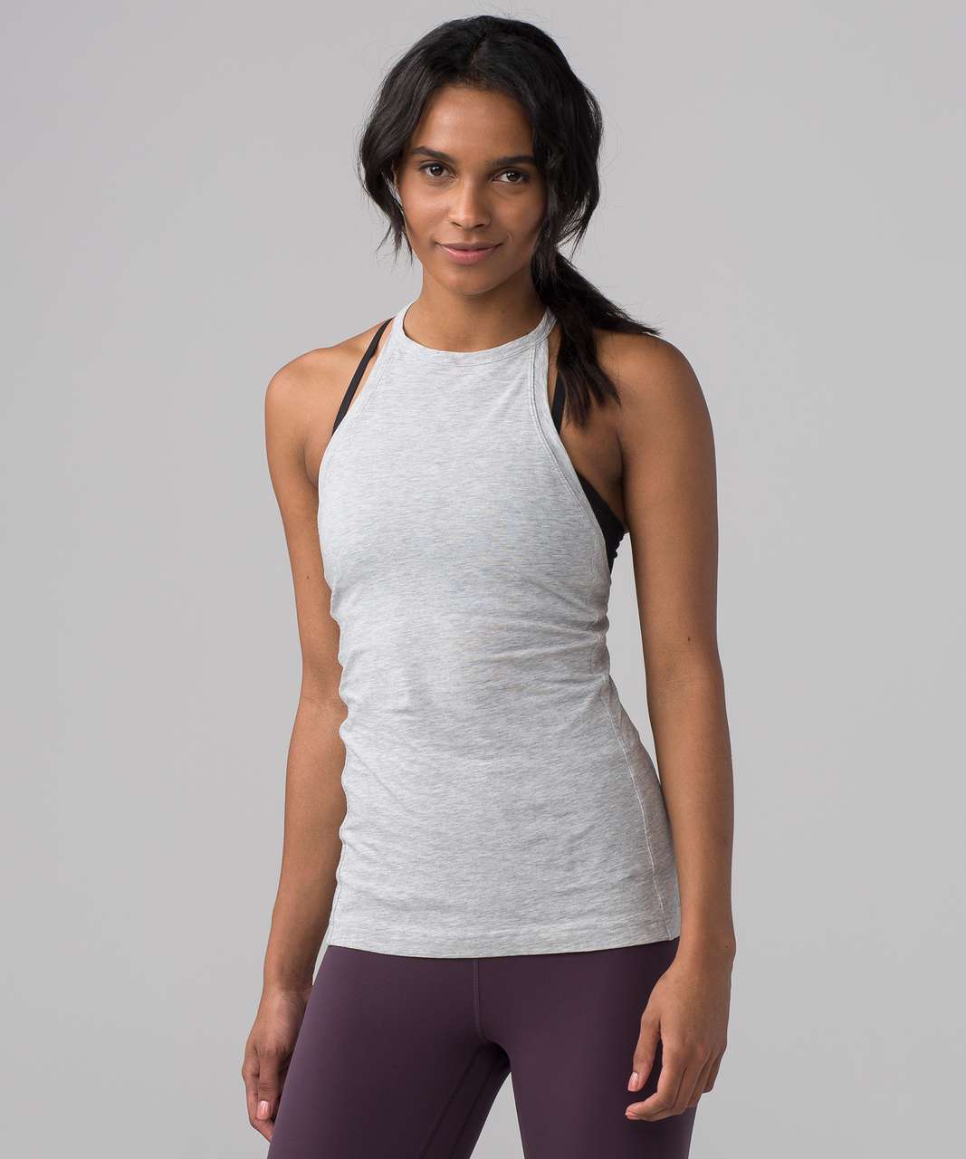 Lululemon Line Up Racerback - Heathered Vapor