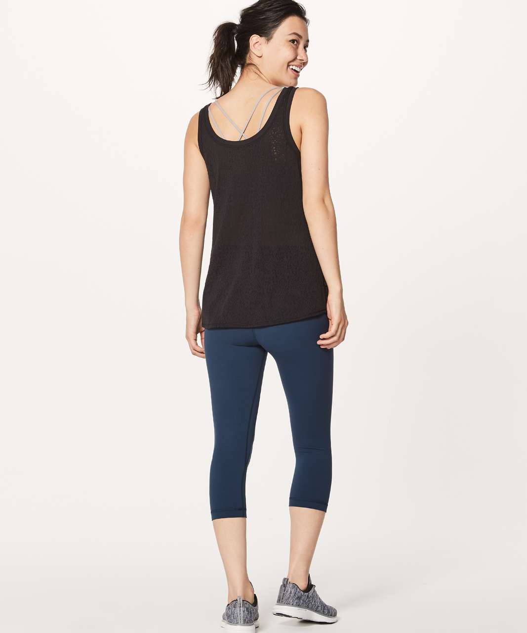 Lululemon Hint of Sheer Singlet - Black