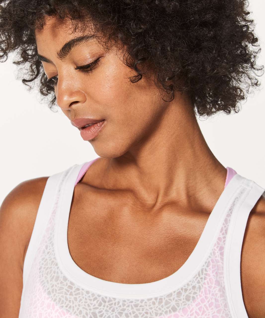 Lululemon Hint of Sheer Singlet - White