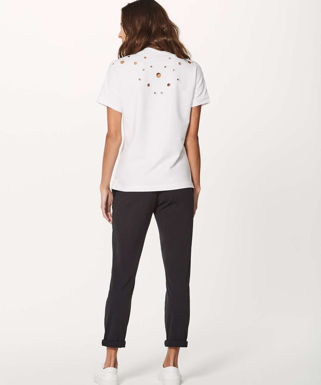 Lululemon Space Tee (Eyelet) - White