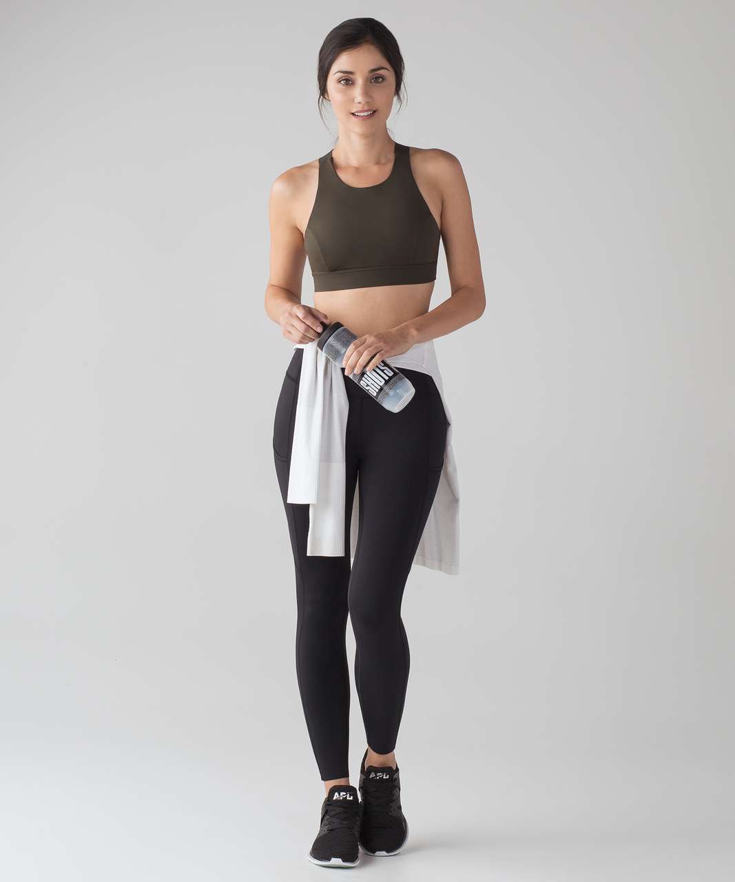 Lululemon Fast & Free 7/8 Tight II *Nulux 25 - Black (First