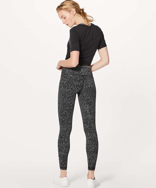 NEW LULULEMON Wunder Under 28 Tight 10 Luminosity Foil Black