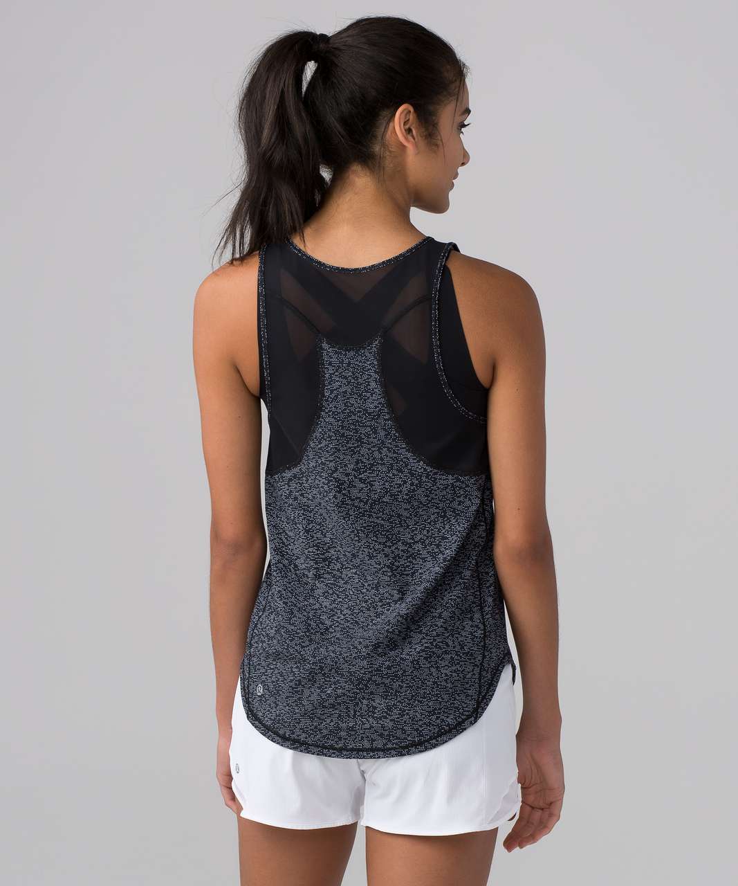 Lululemon Sculpt Tank II - Soundwave White Black / Black - lulu