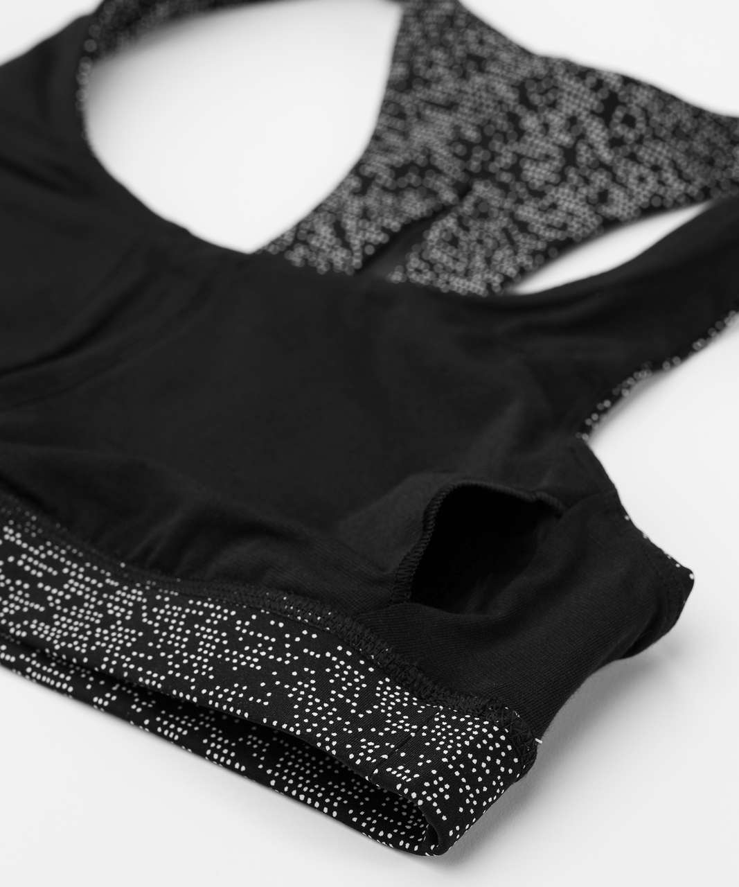 Lululemon Invigorate Bra - Soundwave White Black / Black