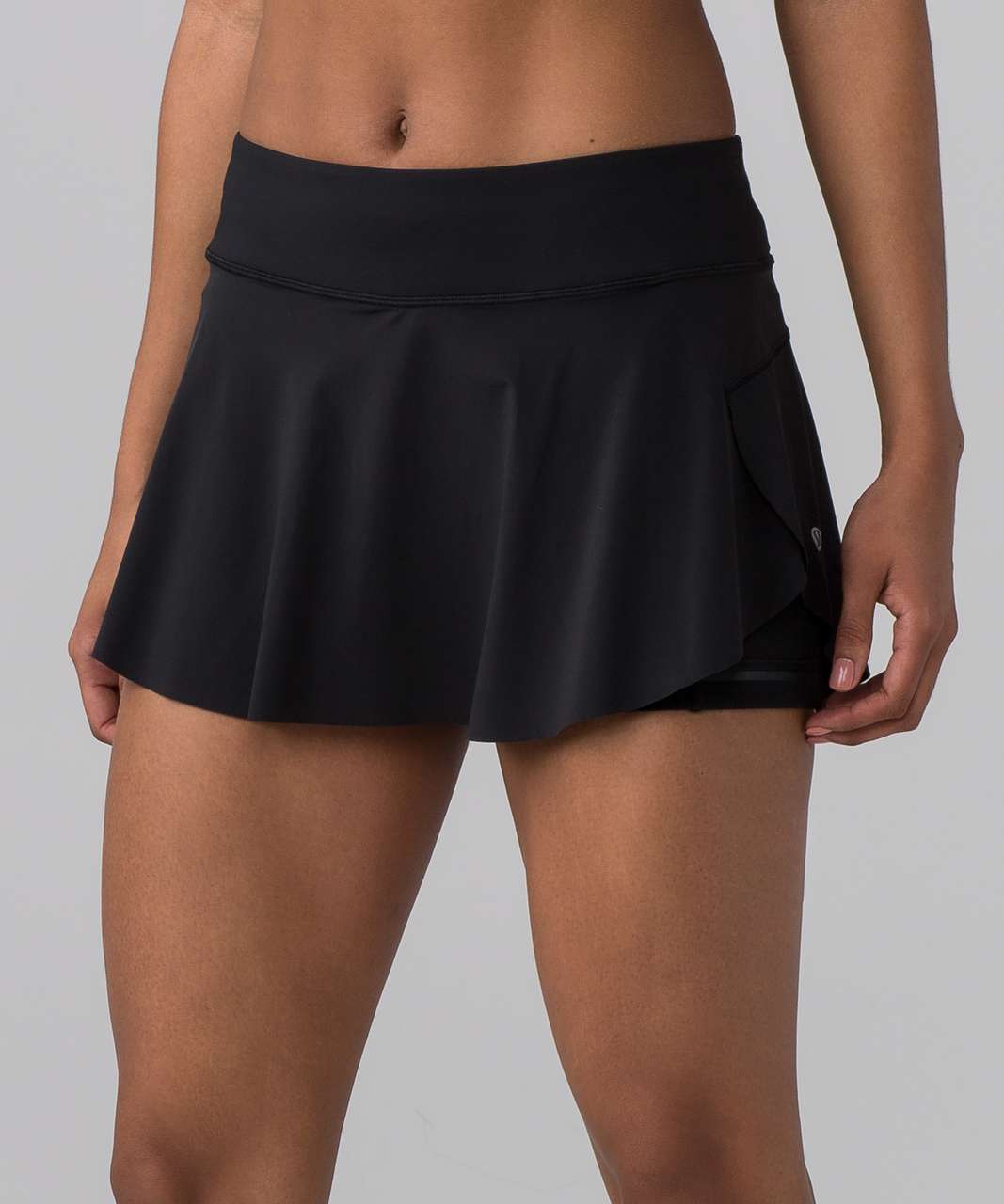 Lululemon Quick Pace Skirt (13) - Black - lulu fanatics