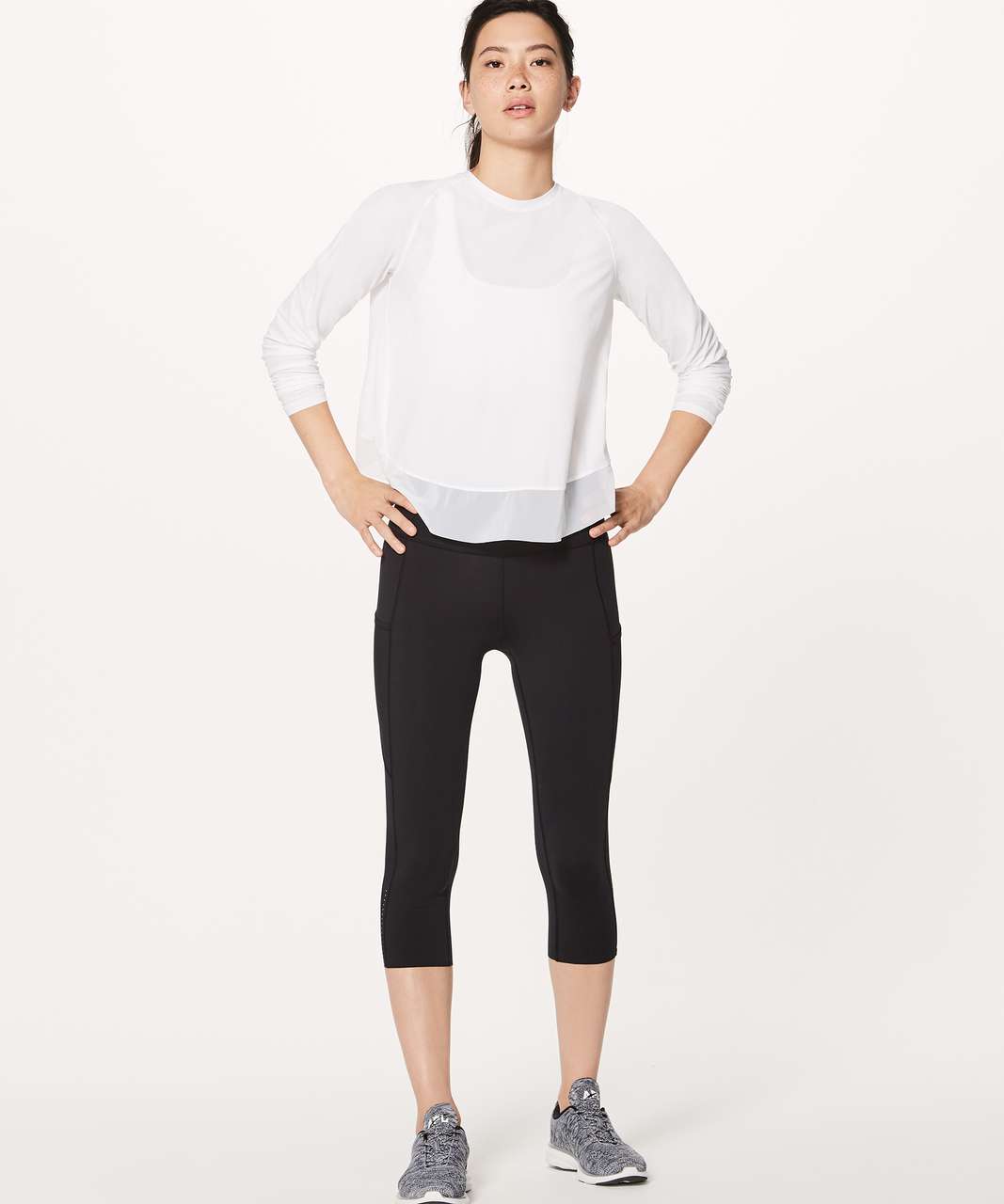 Lululemon Quick Pace Long Sleeve - White