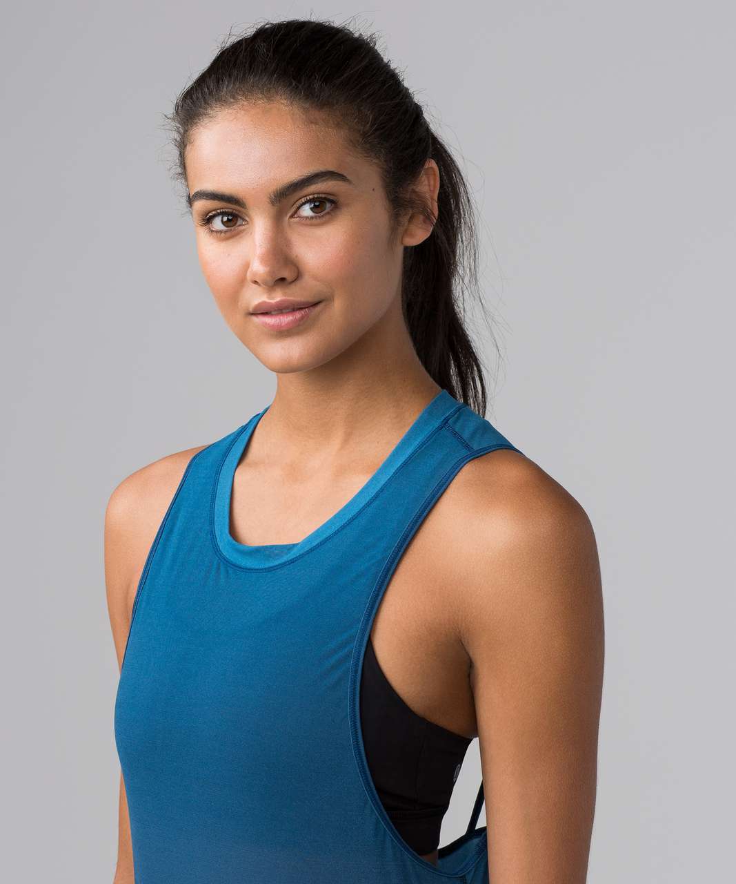 Lululemon Chase Me Tank - Vertical Ombre Prewheeze Tank Whirlpool Jaded