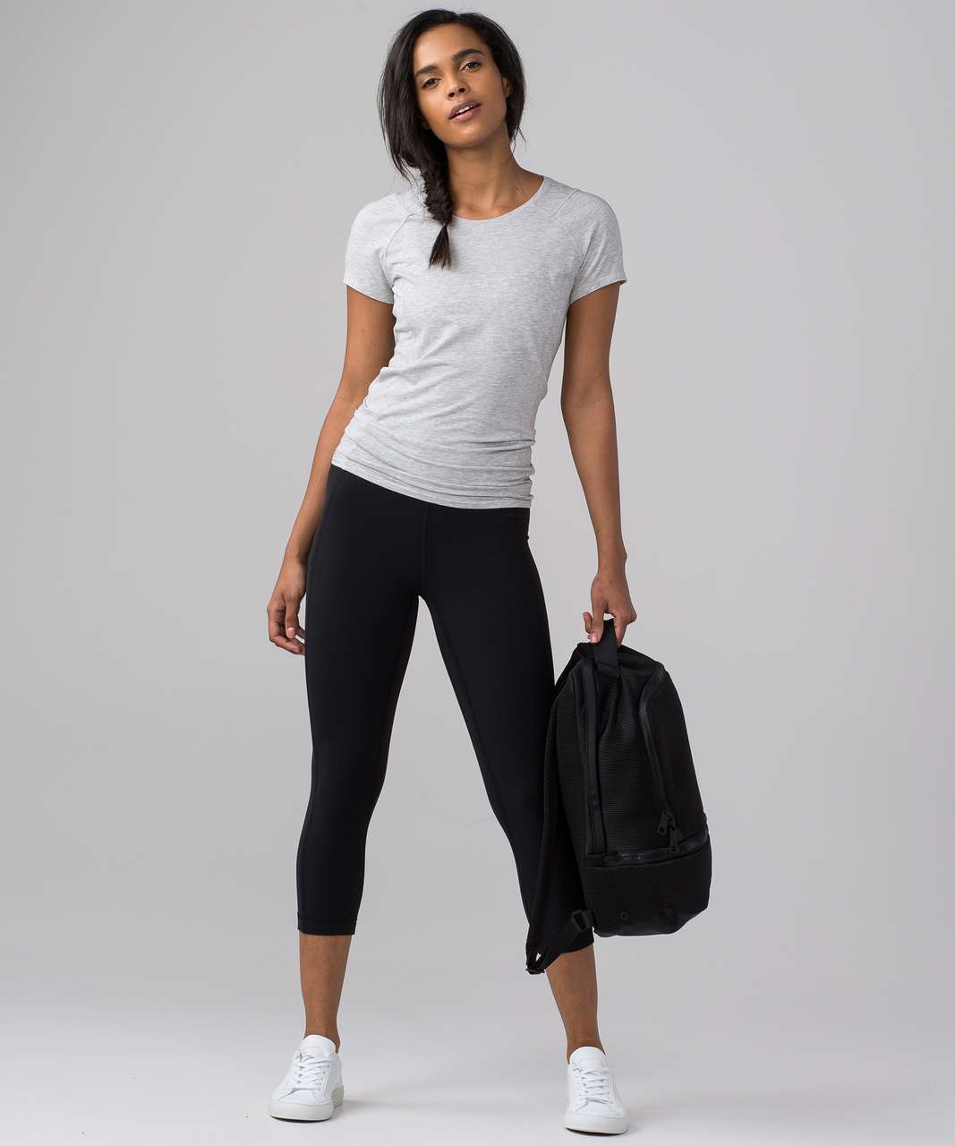 Lululemon Line Up Tee - Heathered Vapor