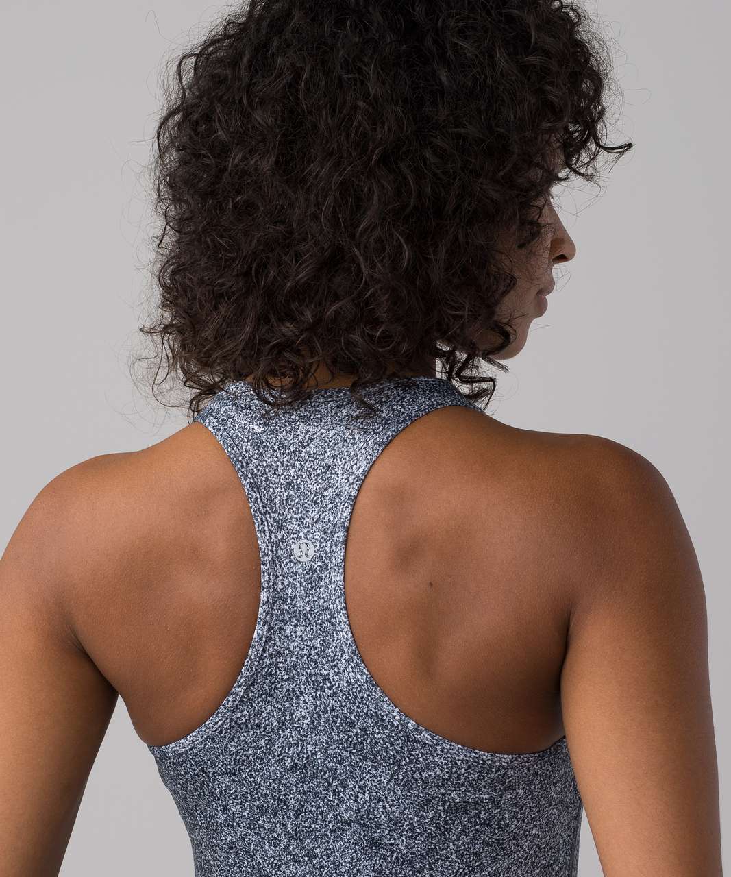 Lululemon Cool Racerback - Rio Mist White Black