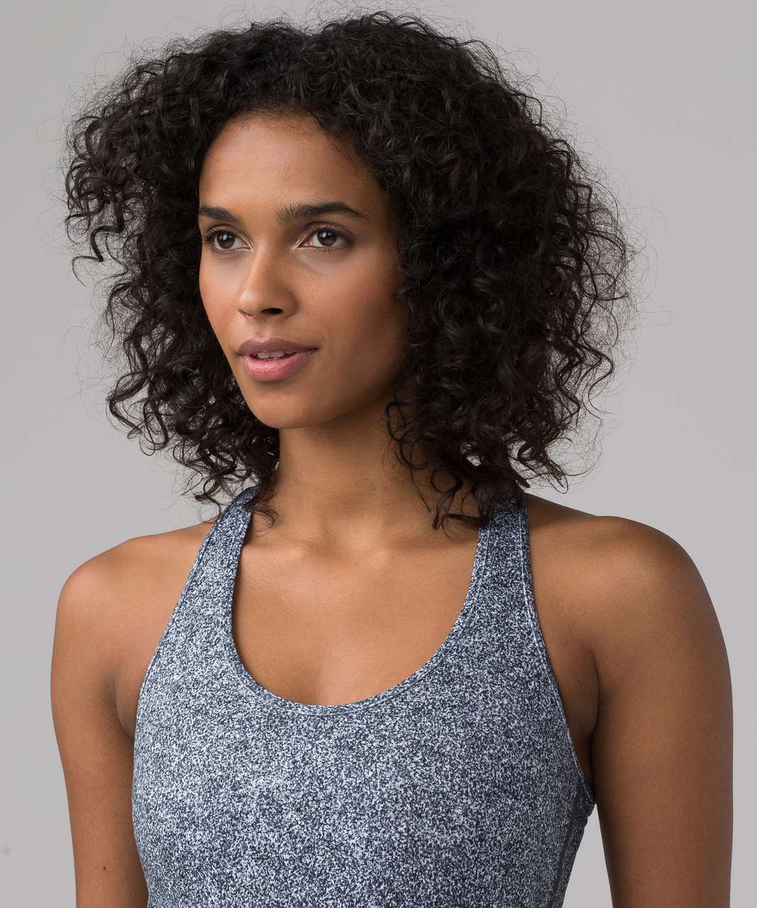 Lululemon Cool Racerback - Rio Mist White Black - lulu fanatics