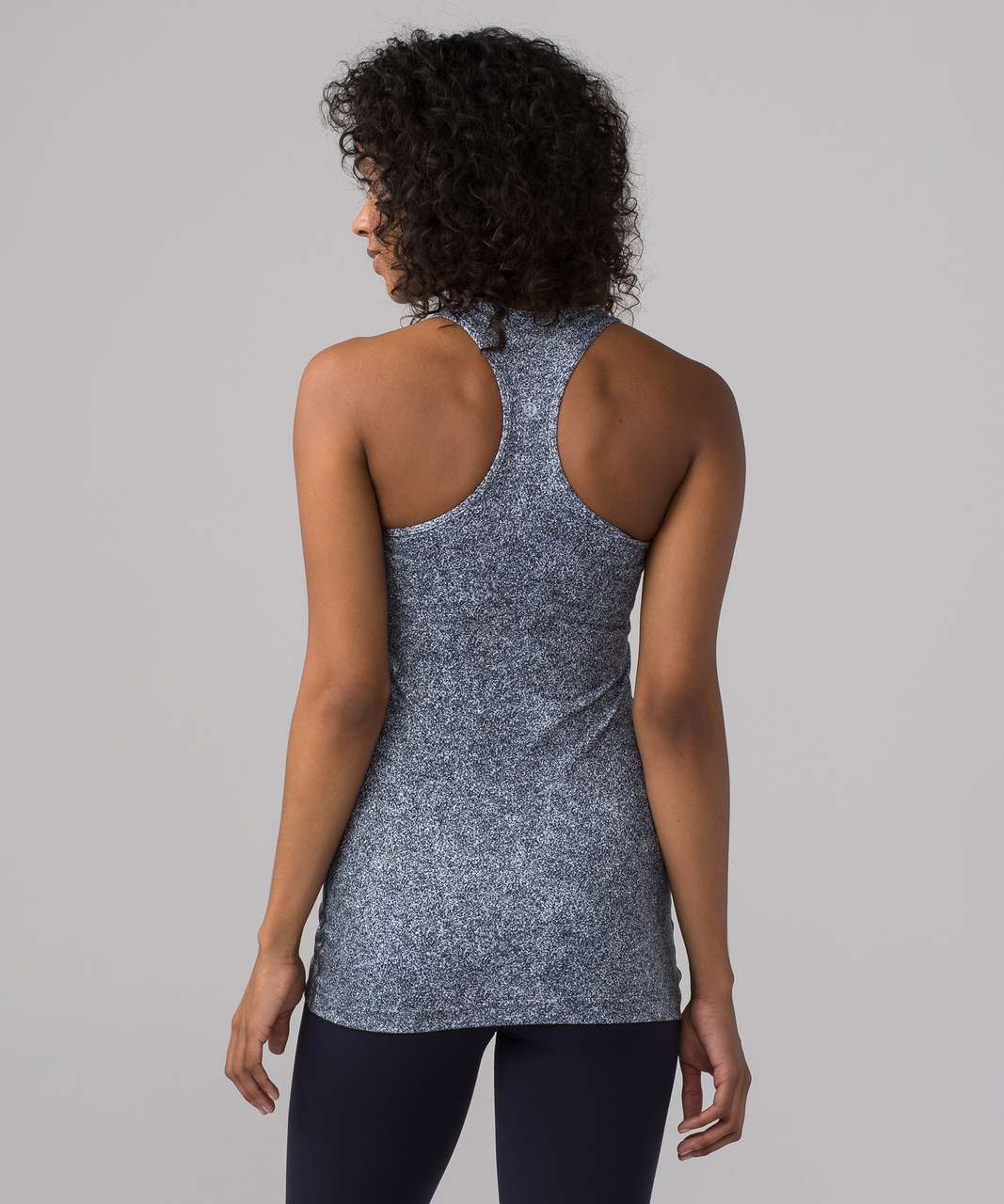 Lululemon Cool Racerback - Rio Mist White Black