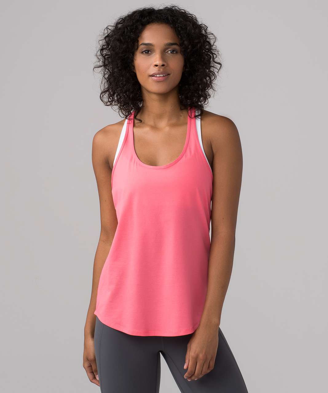 Lululemon Tech Mesh Singlet - Pink Lemonade - lulu fanatics