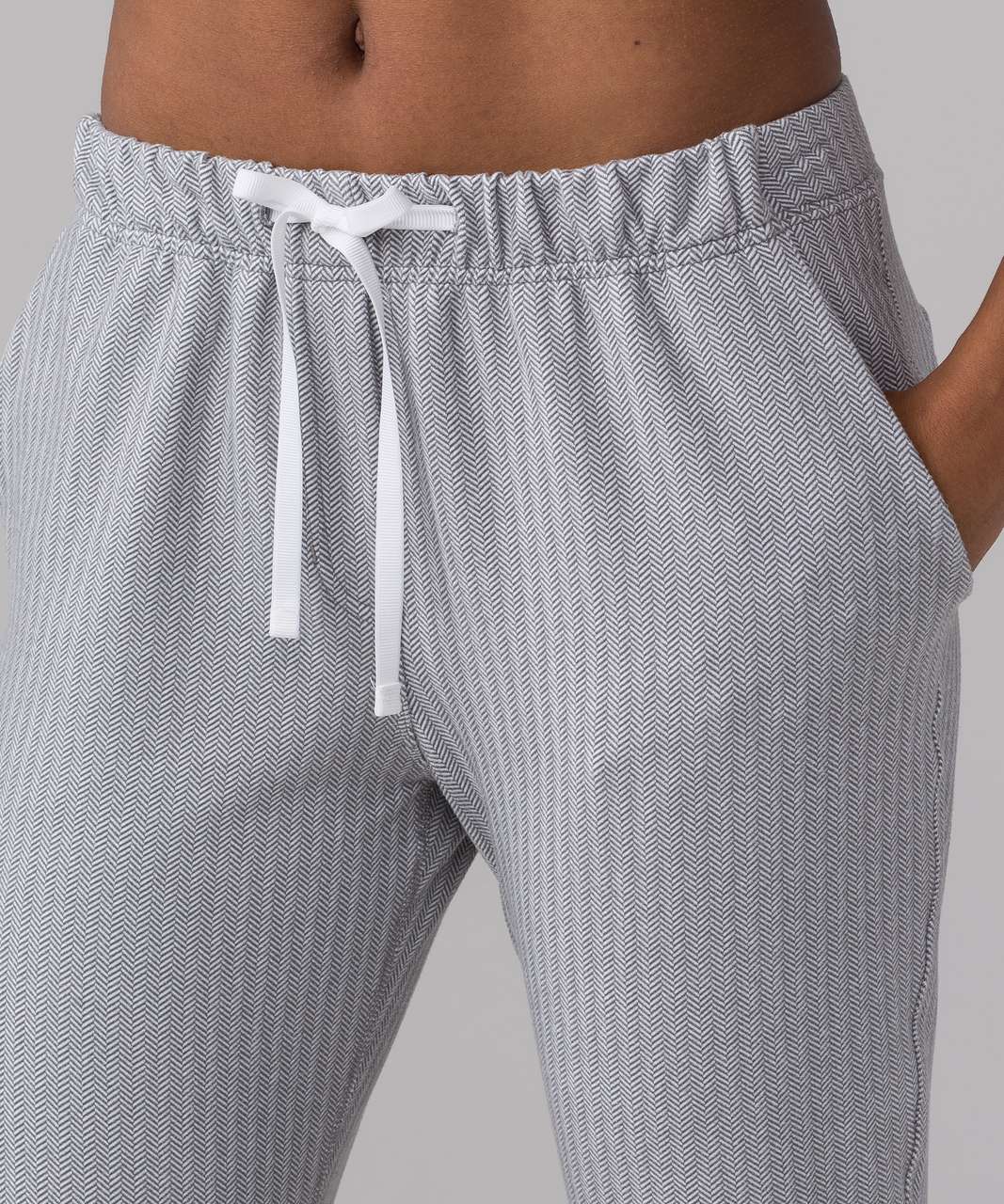 Lululemon Jet Crop (Slim) (Luon 19) - Heathered Herringbone