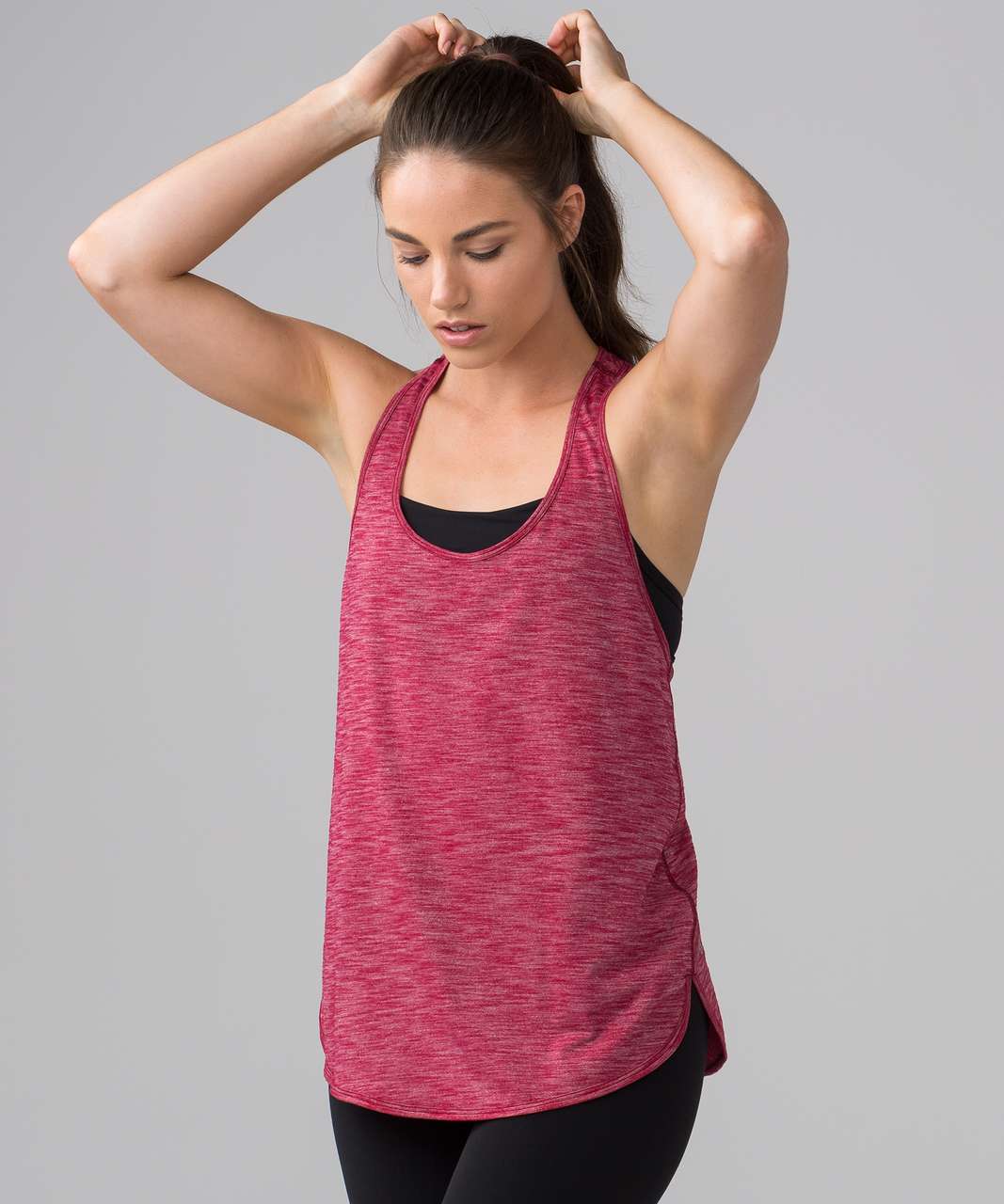 Lululemon 105 Singlet - Heathered Cranberry