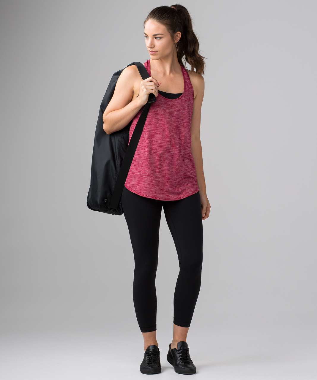 Lululemon 105 Singlet - Heathered Cranberry