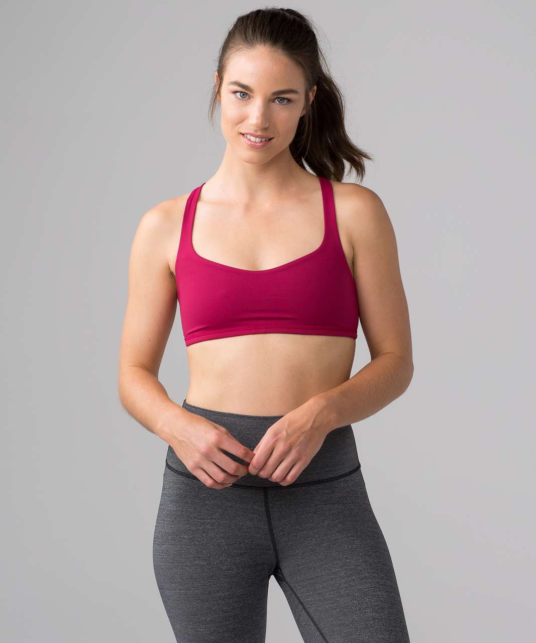 Lululemon Free To Be Bra - Berry Rumble