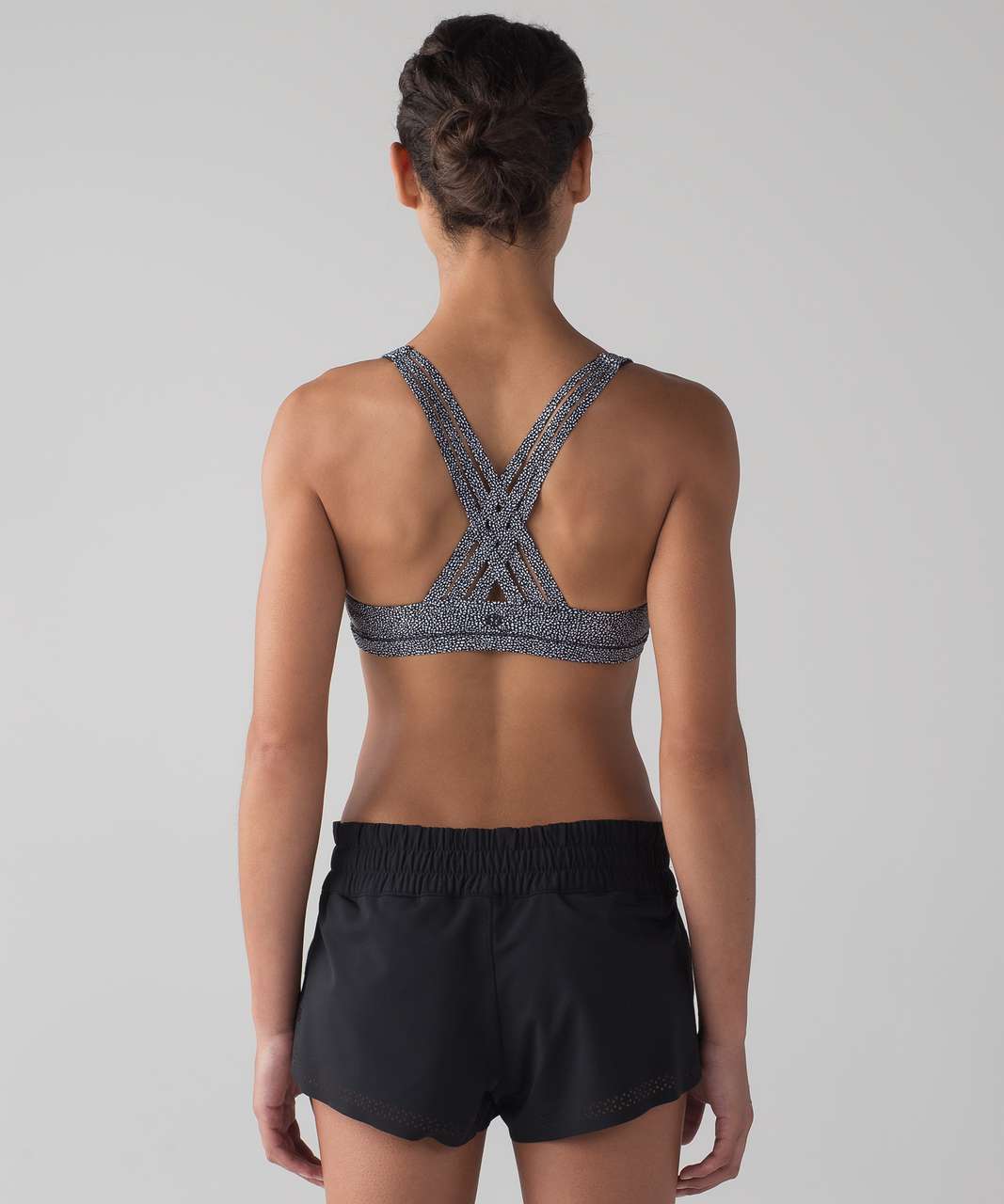 Lululemon Game Day Top - Chakra Print Alpine White Black / Black