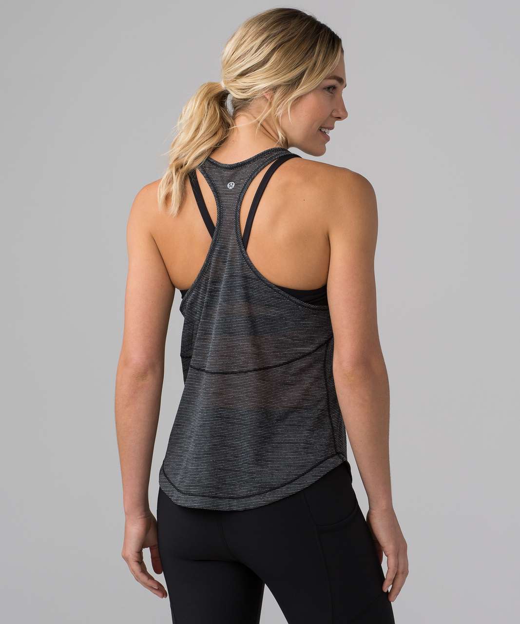 Lululemon Long Distance Tank - Heathered Black