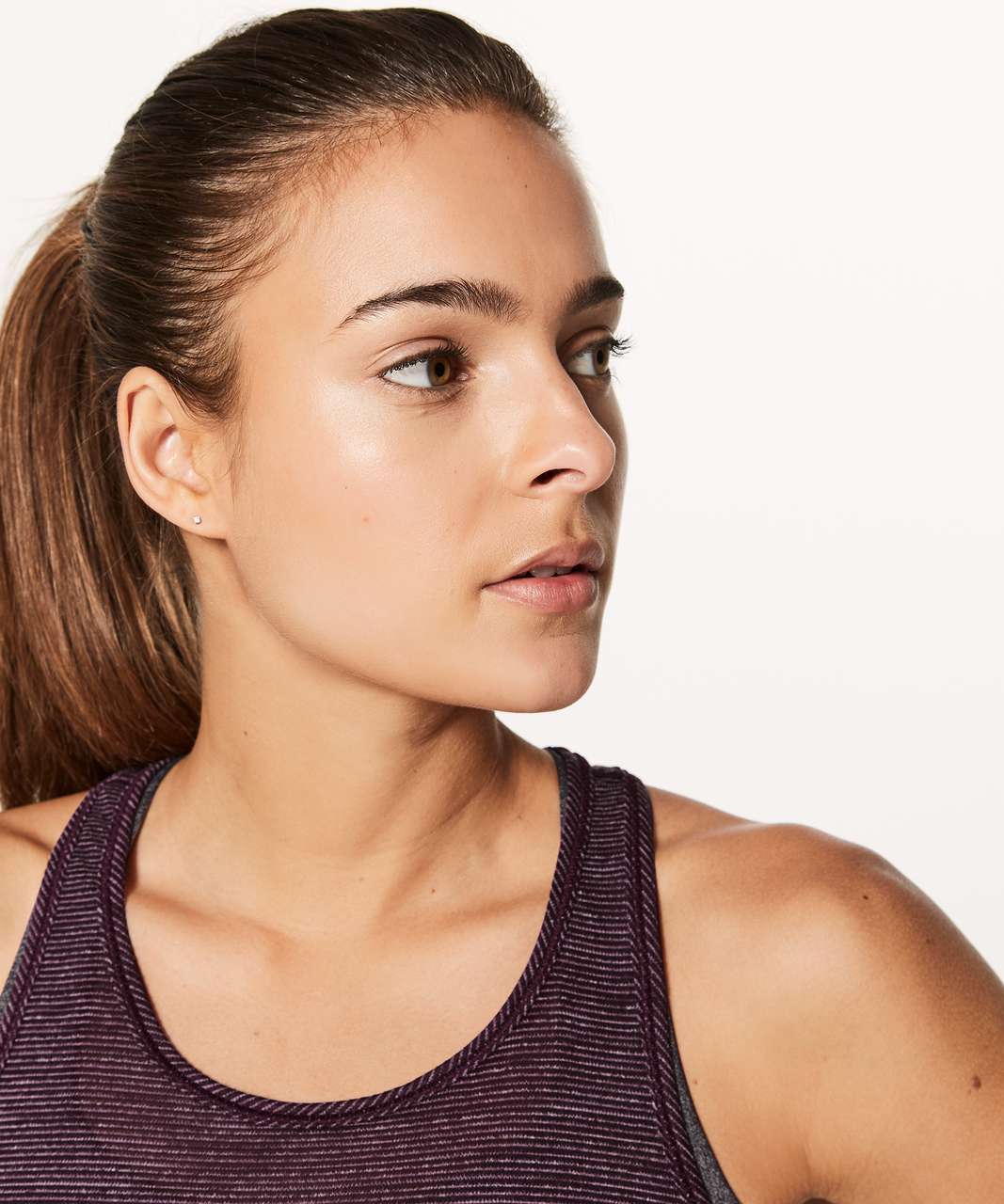 Lululemon Long Distance Tank - Heathered Dark Adobe