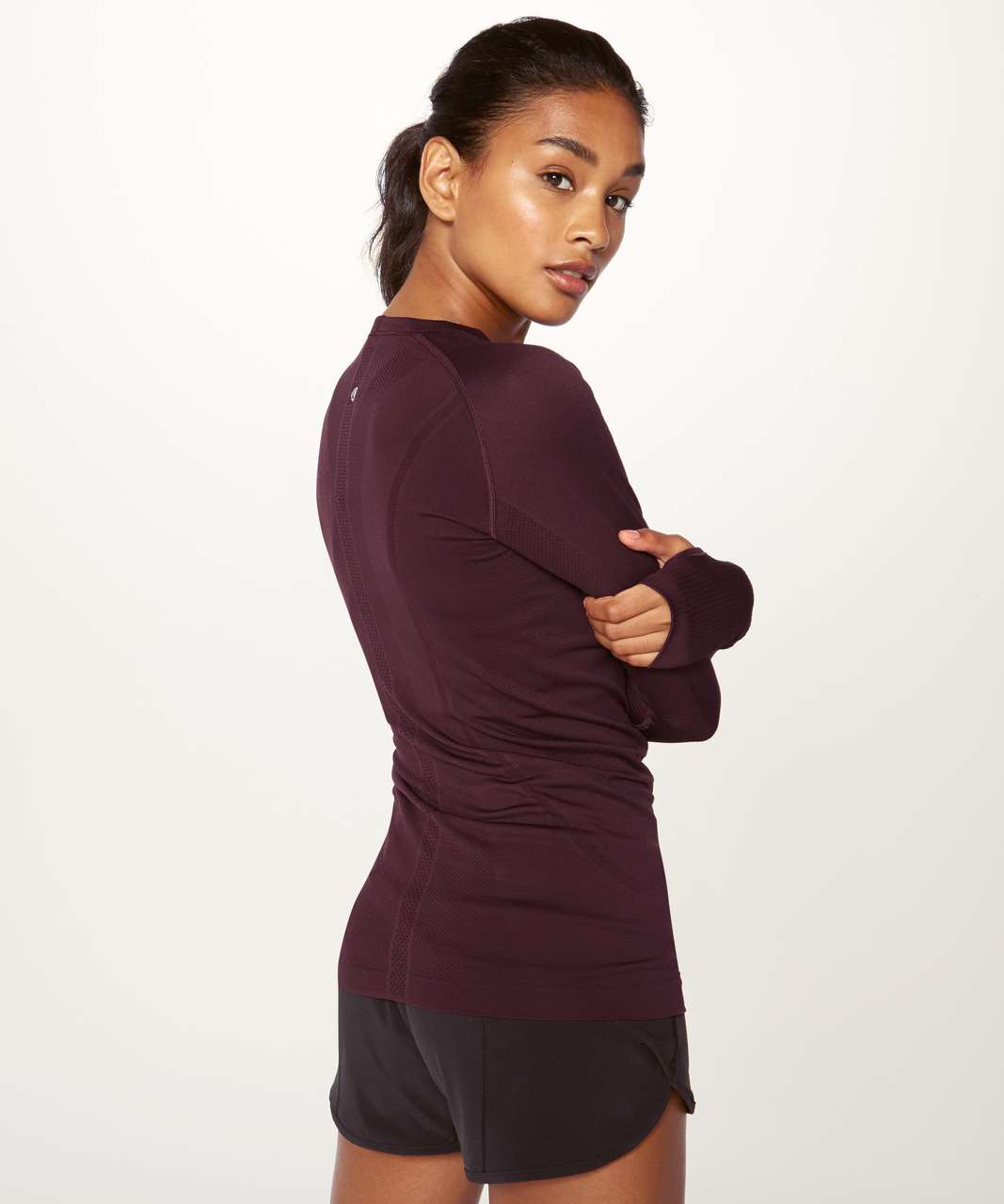 Lululemon Swiftly Tech Long Sleeve Crew - Dark Adobe / Dark Adobe