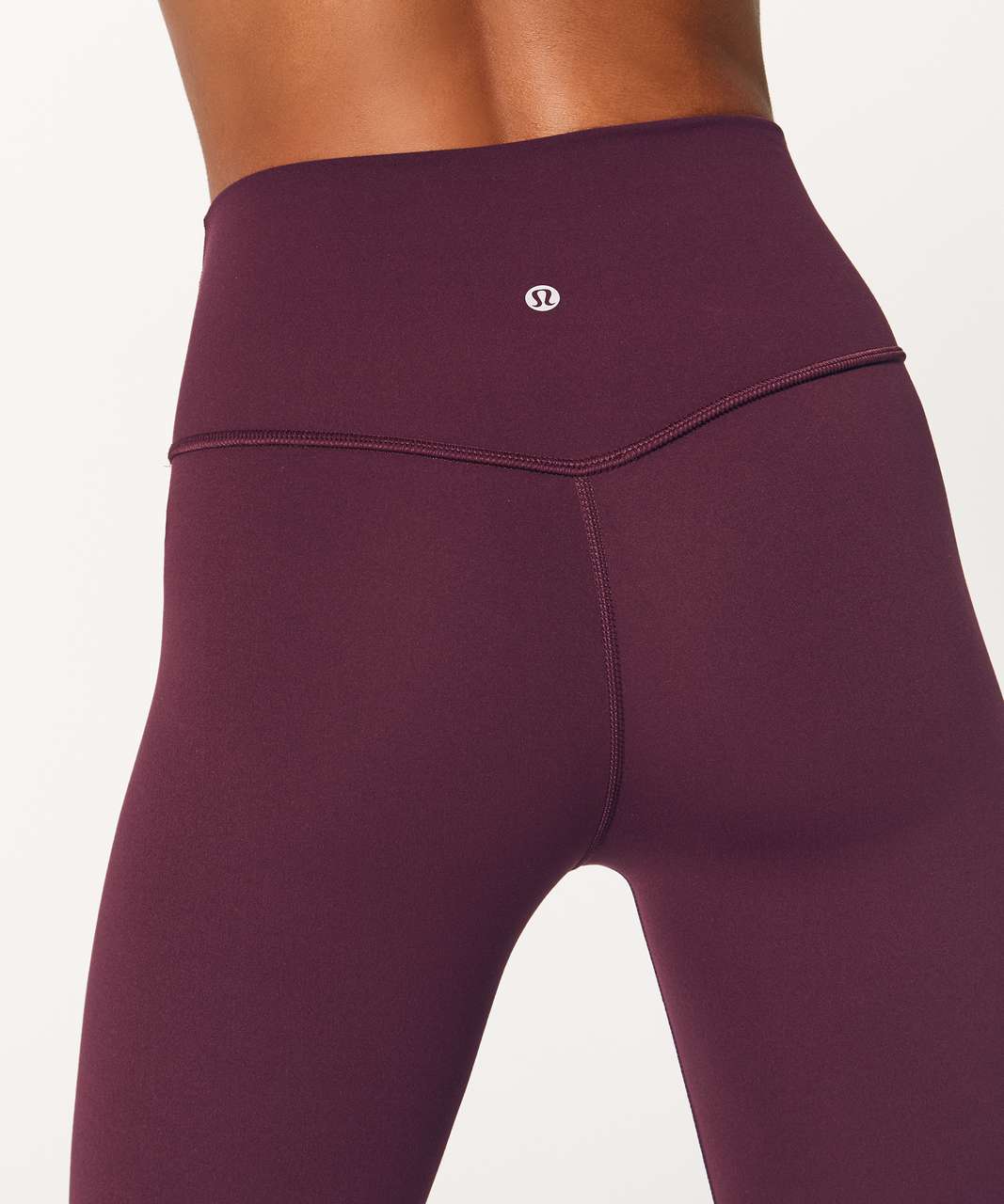 Lululemon Leggings Jogging Pants Women Female Dark Adobe Burgundy