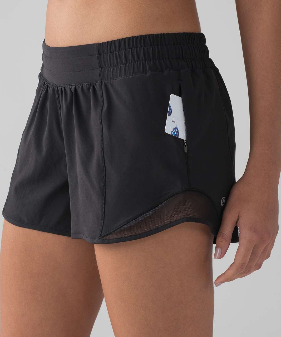 Lululemon Hotty Hot Short II *Long 4" - Black - lulu fanatics