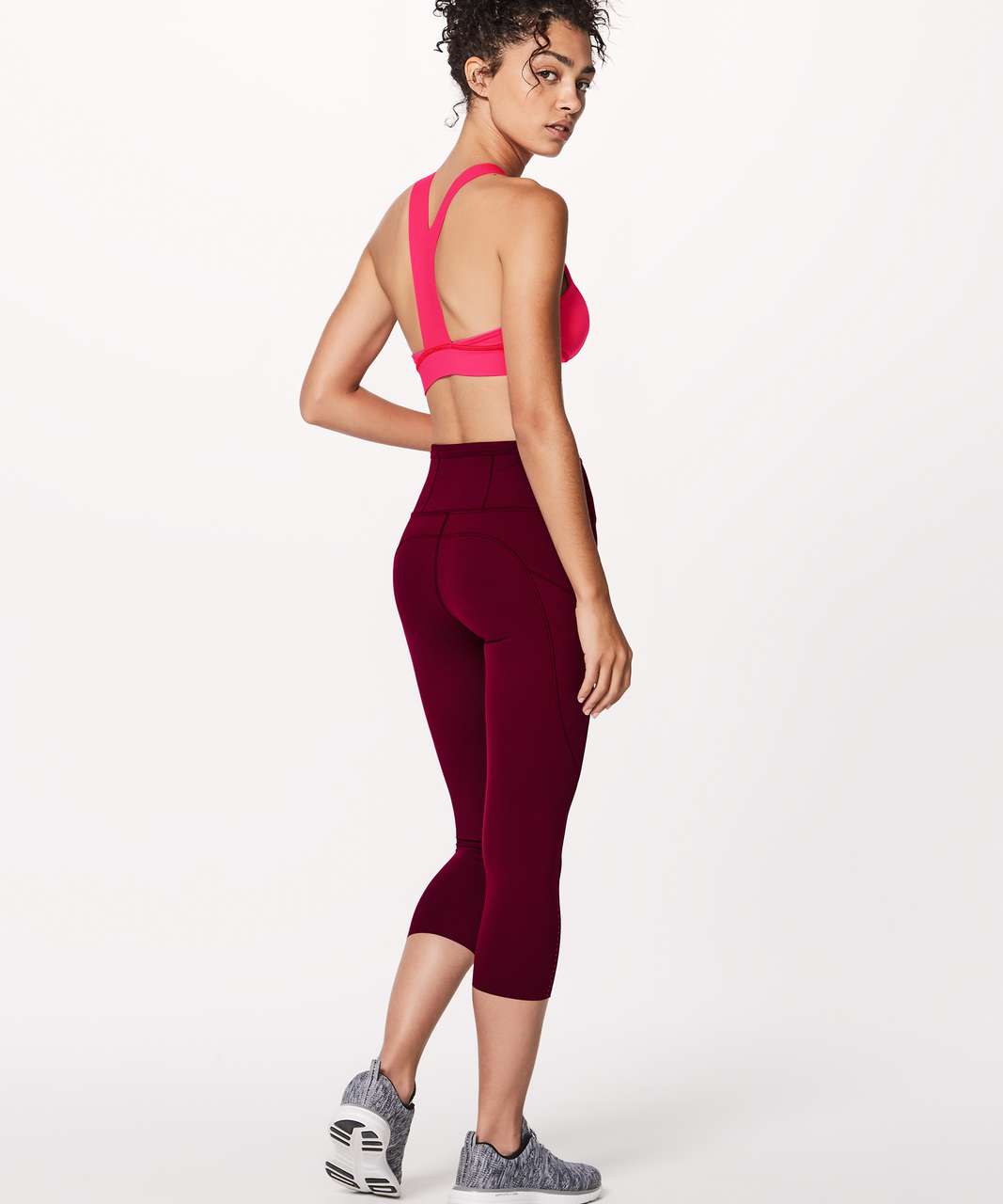 Lululemon Fast & Free Bra (Nulux) - Razzle