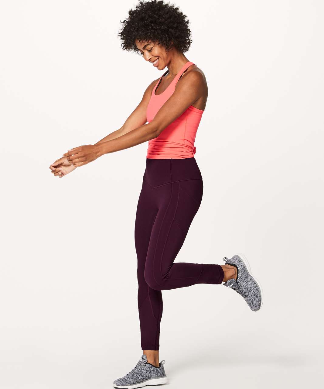 Lululemon All The Right Places Crop II (Online Only 23") - Dark Adobe