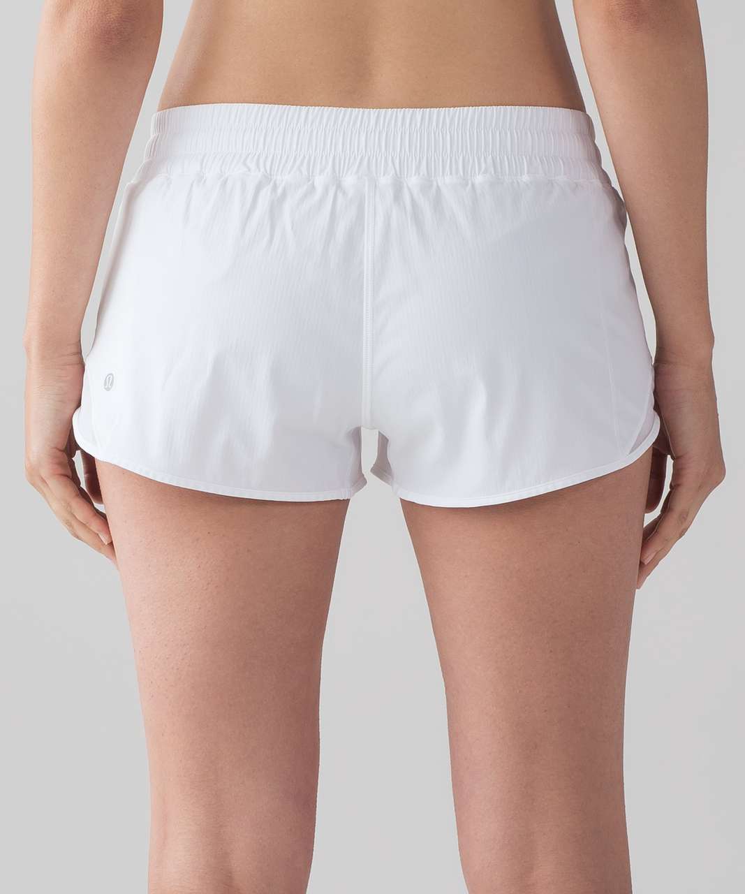 Lululemon Hotty Hot Short II *2.5" - White / Barely Beige