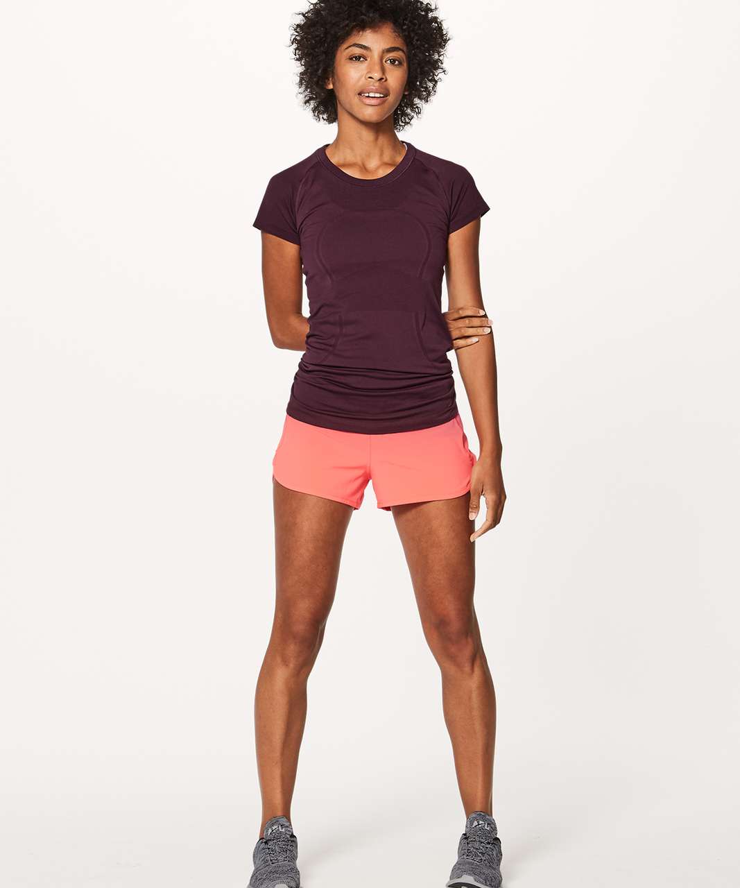 Lululemon Swiftly Tech Short Sleeve Crew - Dark Adobe / Dark Adobe